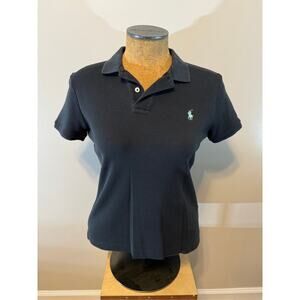Ralph Lauren Sport Black Polo Shirt Size M